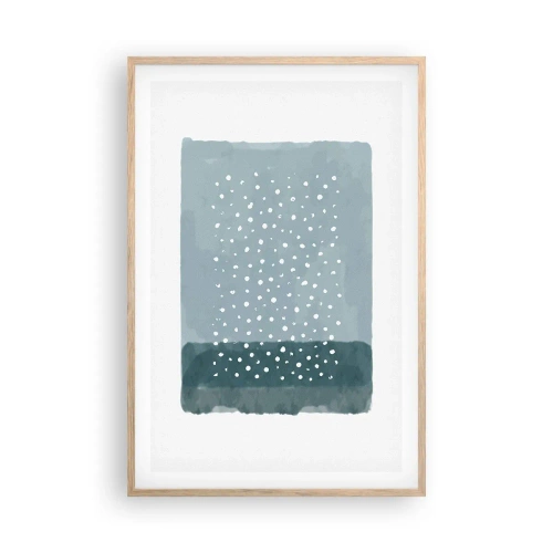 Plakat w ramie jasny dąb - Wyrosłe na błękicie - 61x91 cm