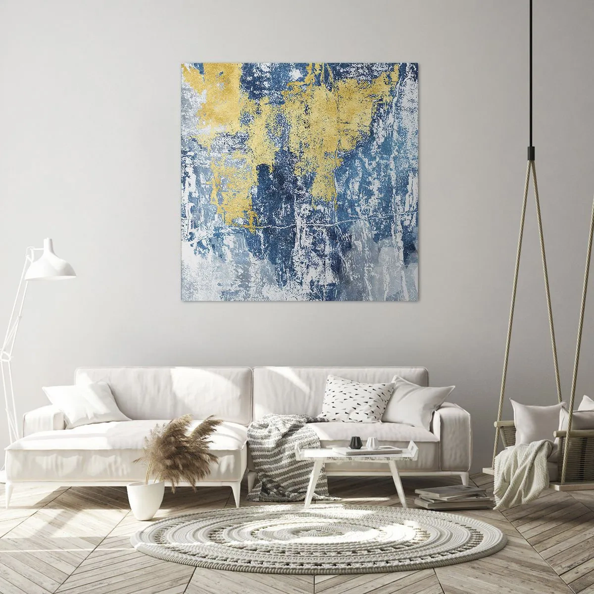 Obraz na płótnie - Abstrakcja pełna pogody - 70x70 cm