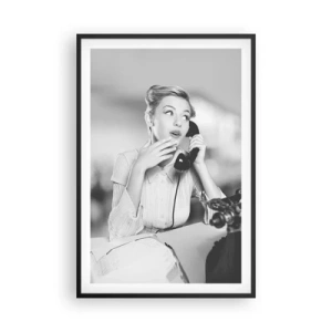 Plakat w czarnej ramie - Halo, tu lata 50. - 61x91 cm