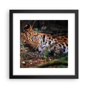 Plakat w czarnej ramie - Zaufaj mi - 30x30 cm