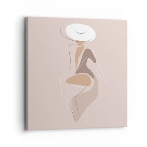 Obraz na płótnie - Damą być - 30x30 cm