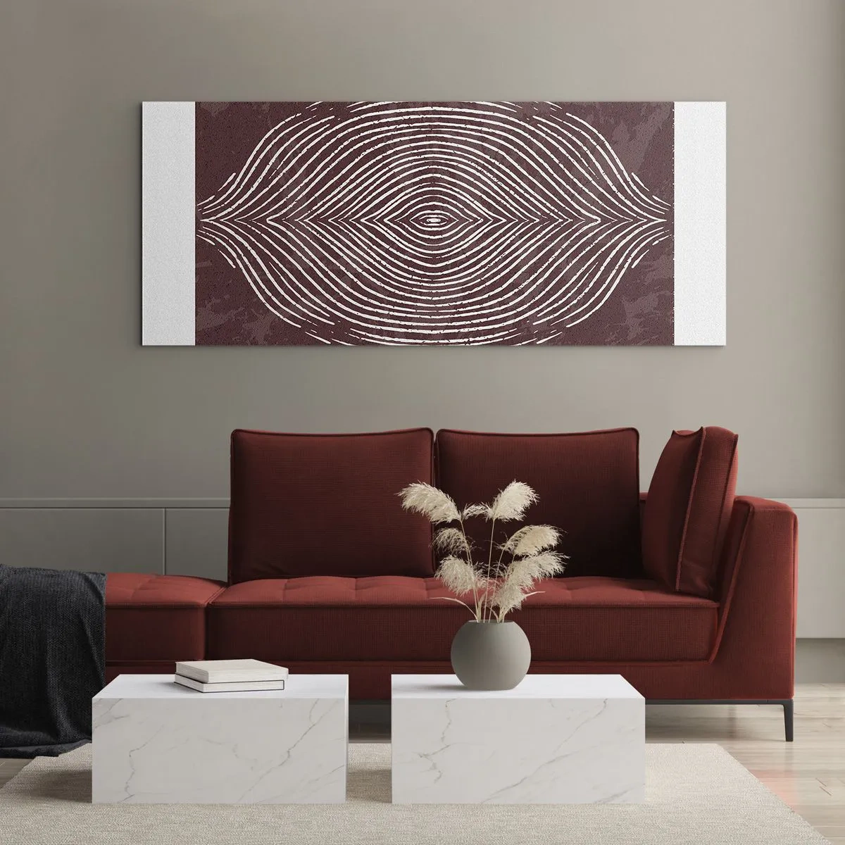 Obraz na szkle - Przestrzeń mówi - 100x40 cm
