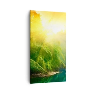 Obraz na płótnie - Utonąć w słońcu i w cieniu - 55x100 cm