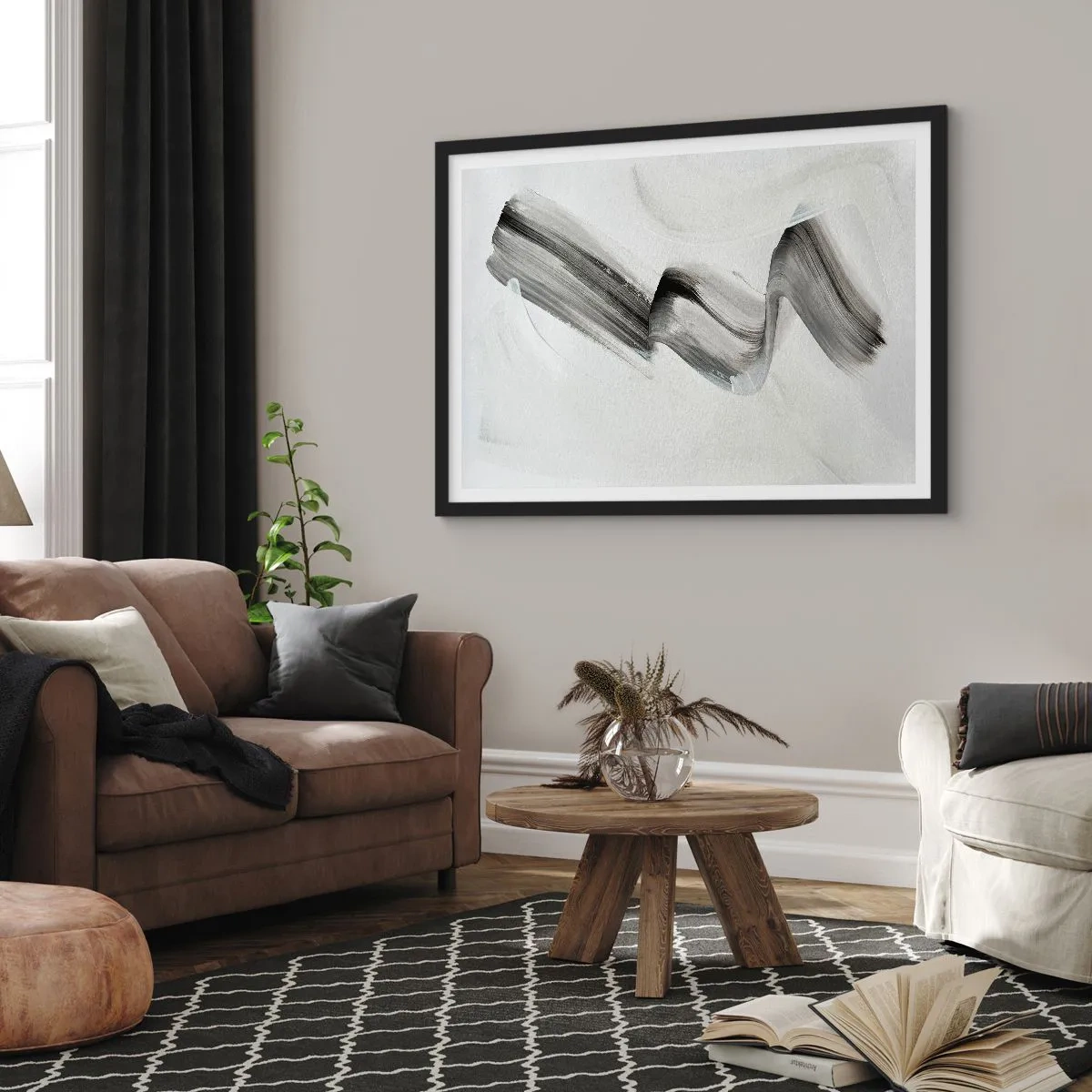 Plakat w czarnej ramie - Od niechcenia dla zabawy - 91x61 cm