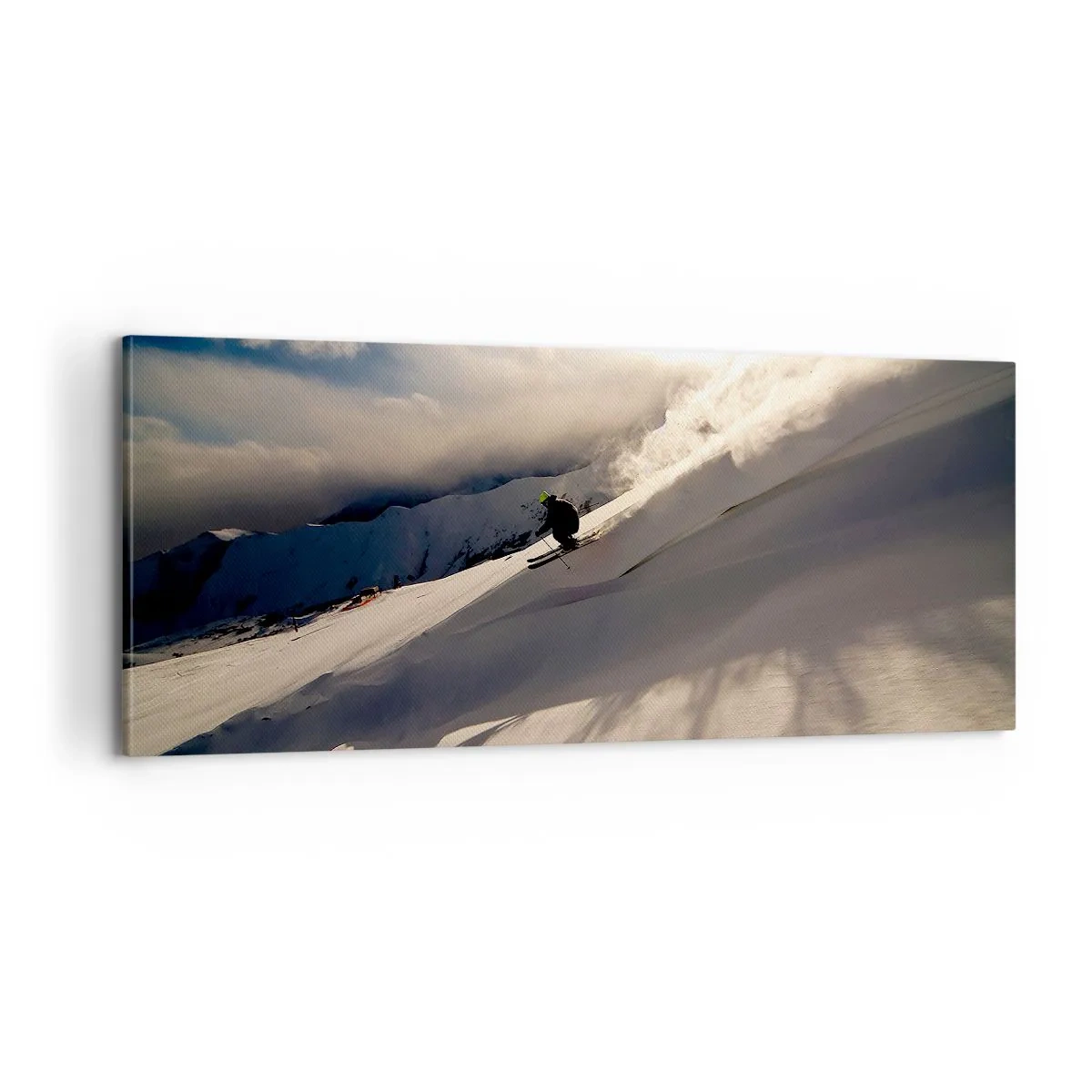 Obraz na płótnie - Podjęte wyzwanie gór - 100x40 cm