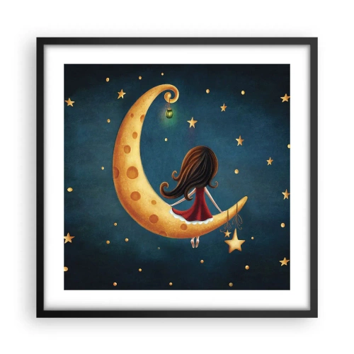 Plakat w czarnej ramie - Pewnego razu… - 50x50 cm