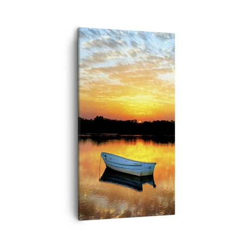 Obraz na płótnie - Patrz, słuchaj, medytuj - 45x80 cm