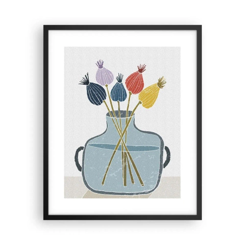 Plakat w czarnej ramie - Jak makiem zasiał - 40x50 cm