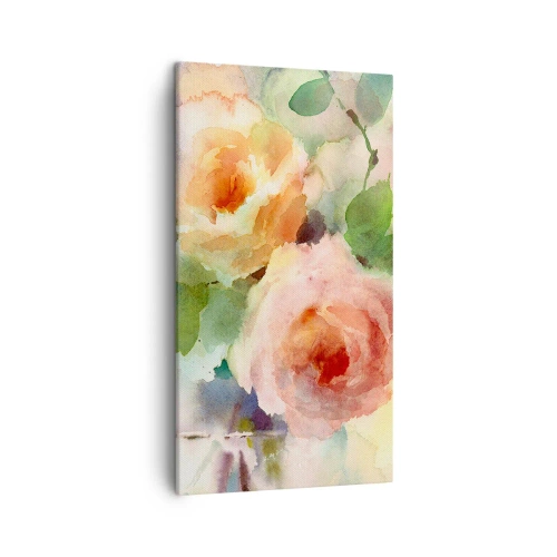 Obraz na płótnie - Delikatne jak akwarela - 45x80 cm