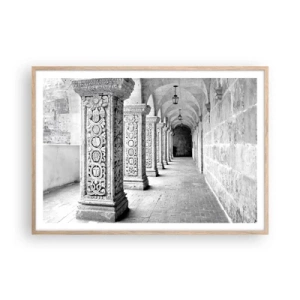 Plakat w ramie jasny dąb - A dokąd to…? - 100x70 cm