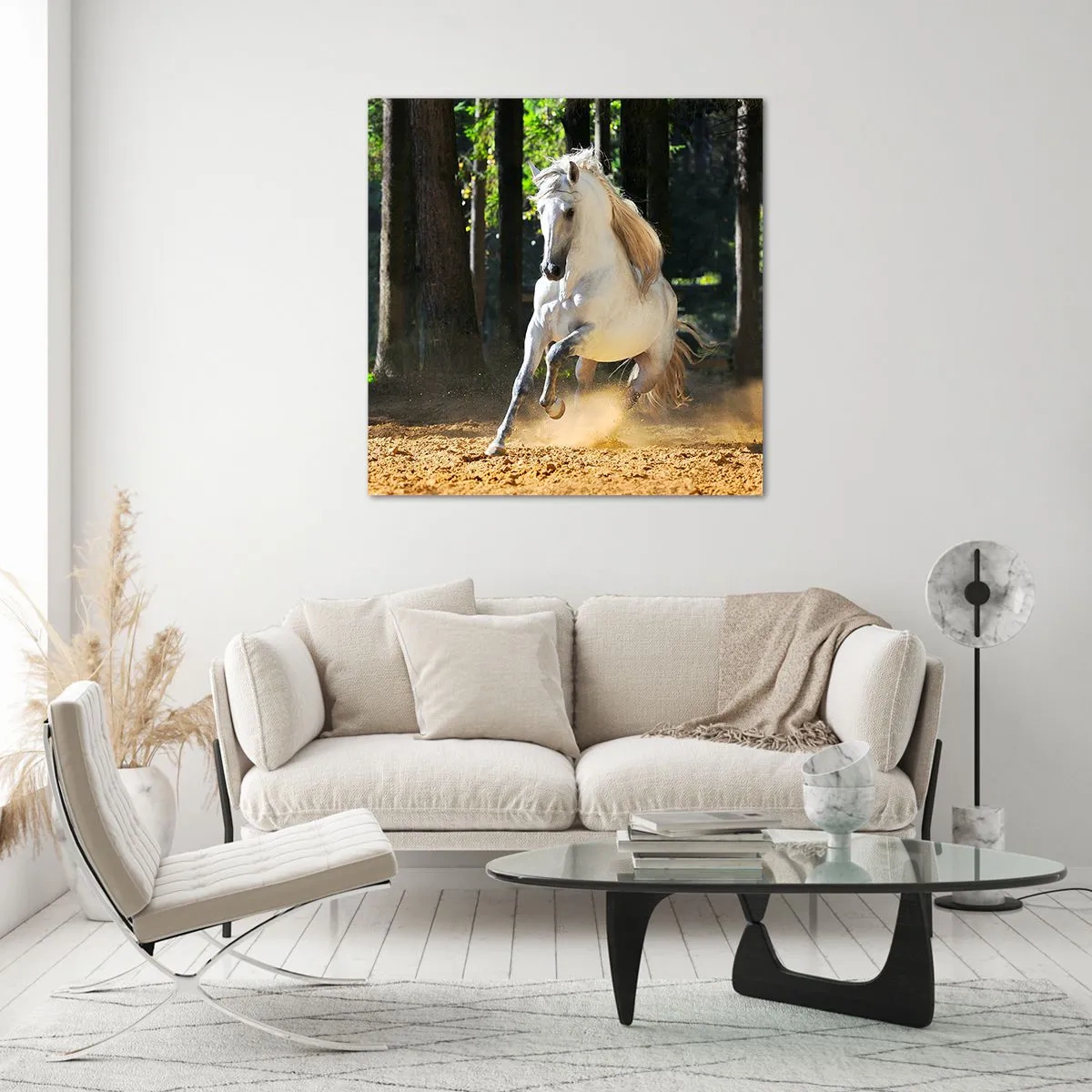 Obraz na szkle - Jak z powieści fantasy - 70x70 cm