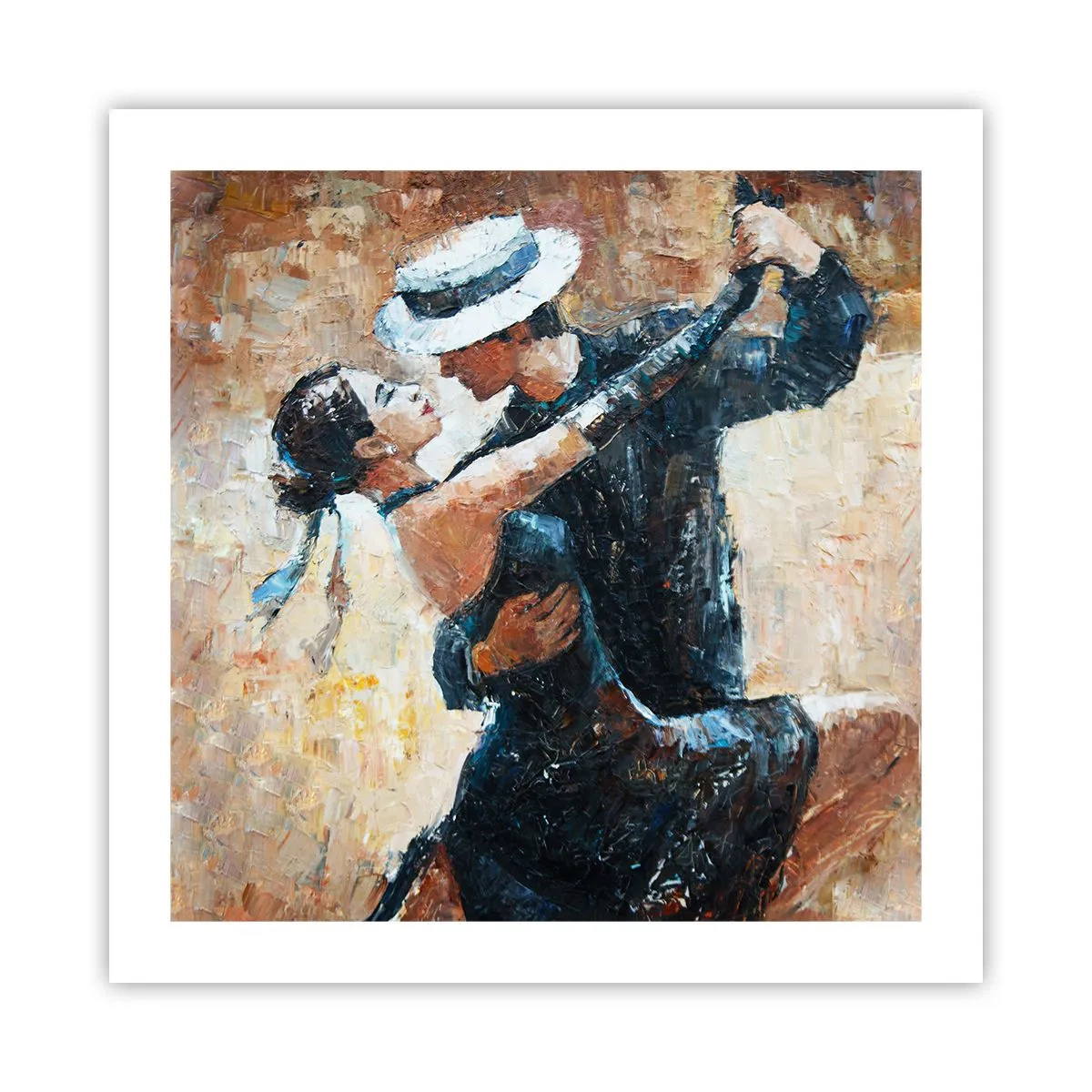 Plakat - A la Rudolf Valentino - 50x50 cm