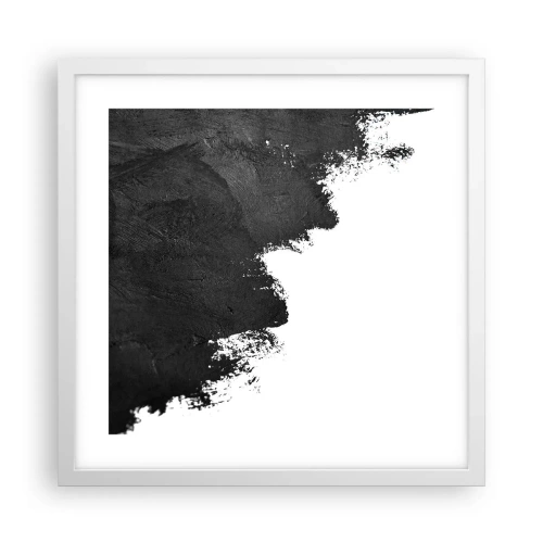 Plakat w białej ramie - Żywioły: ziemia - 40x40 cm