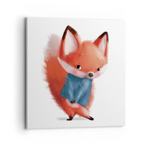 Obraz na płótnie - Ładnie mi w tym? - 70x70 cm