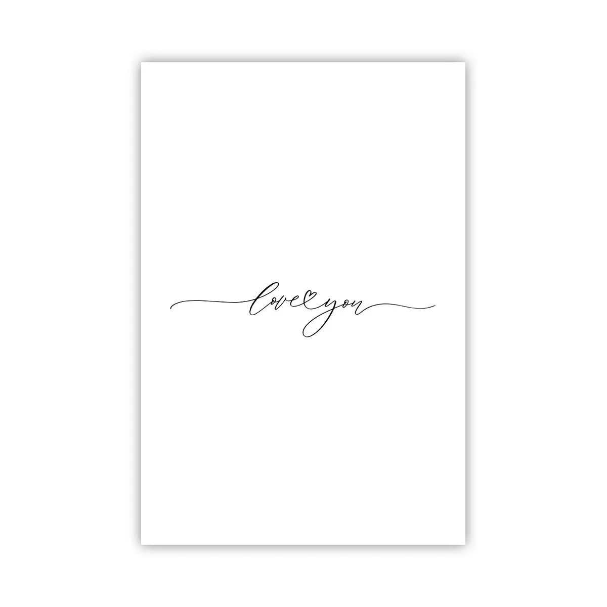 Plakat - Czarno na białym - 61x91 cm