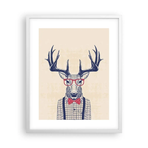 Plakat w białej ramie - Zabawna ekstrawagancja - 40x50 cm