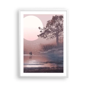 Plakat w białej ramie - Nocne dziwy - 50x70 cm