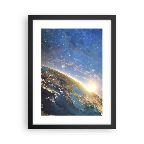 Plakat w czarnej ramie - Spójrzmy na siebie z dystansu - 30x40 cm