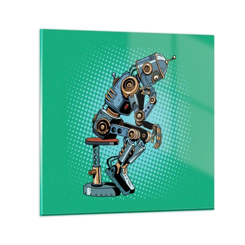 Obraz na szkle - Nad istotą bytu - 50x50 cm