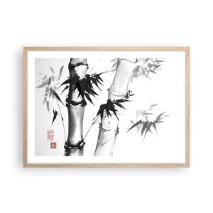 Plakat w ramie jasny dąb - Zbliżenie na orient - 70x50 cm