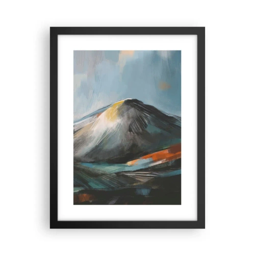 Plakat w czarnej ramie - Surowe i piękne - 30x40 cm