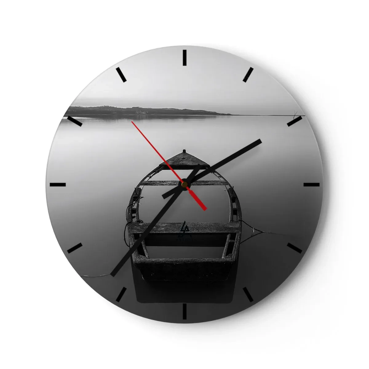 Zegar ścienny - Tęsknota i melancholia - 40x40 cm