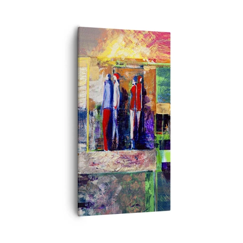 Obraz na płótnie - Relacje i emocje - 55x100 cm
