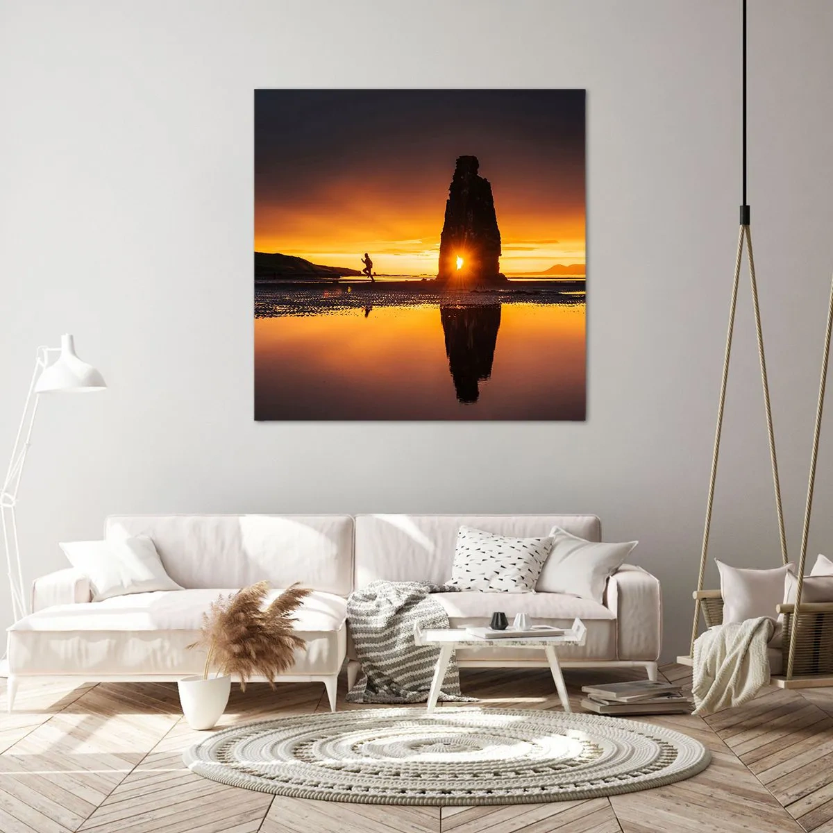 Obraz na płótnie - Tylko ty i natura - 60x60 cm