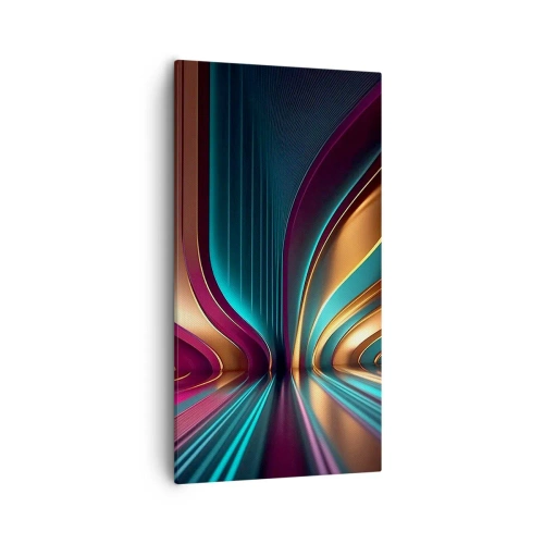 Obraz na płótnie - Architektura światła - 55x100 cm