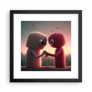 Plakat w czarnej ramie - Każdemu wolno kochać - 30x30 cm