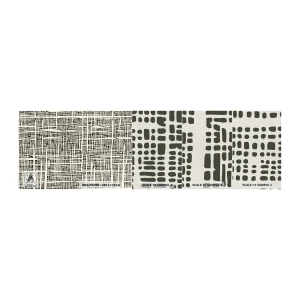 Fototapeta Próbka Premium Canvas - Kompozycja utkana - Abstrakcja, Grafika, Sztuka - 100x30 cm