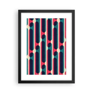 Plakat w czarnej ramie - W głąb i do przodu - 30x40 cm