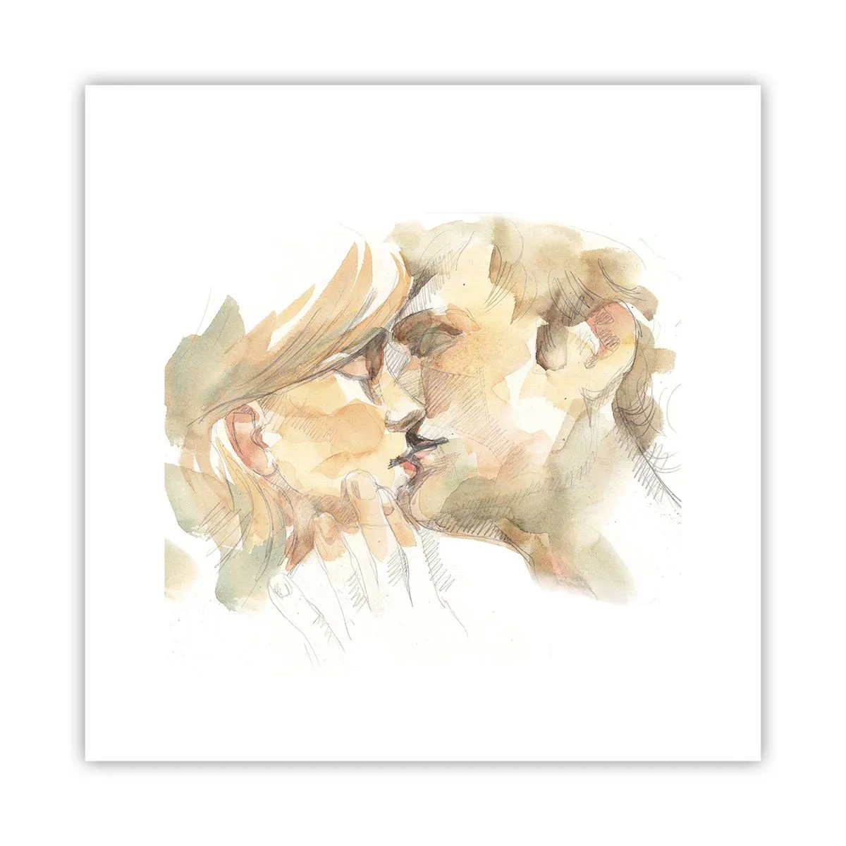 Plakat - Odnaleziona połowa? - 30x30 cm