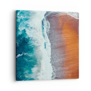 Obraz na płótnie - Dotyk oceanu - 30x30 cm