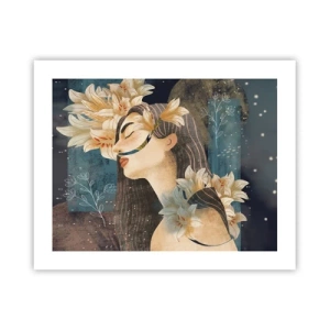 Plakat - Baśń o królewnie z liliami - 50x40 cm