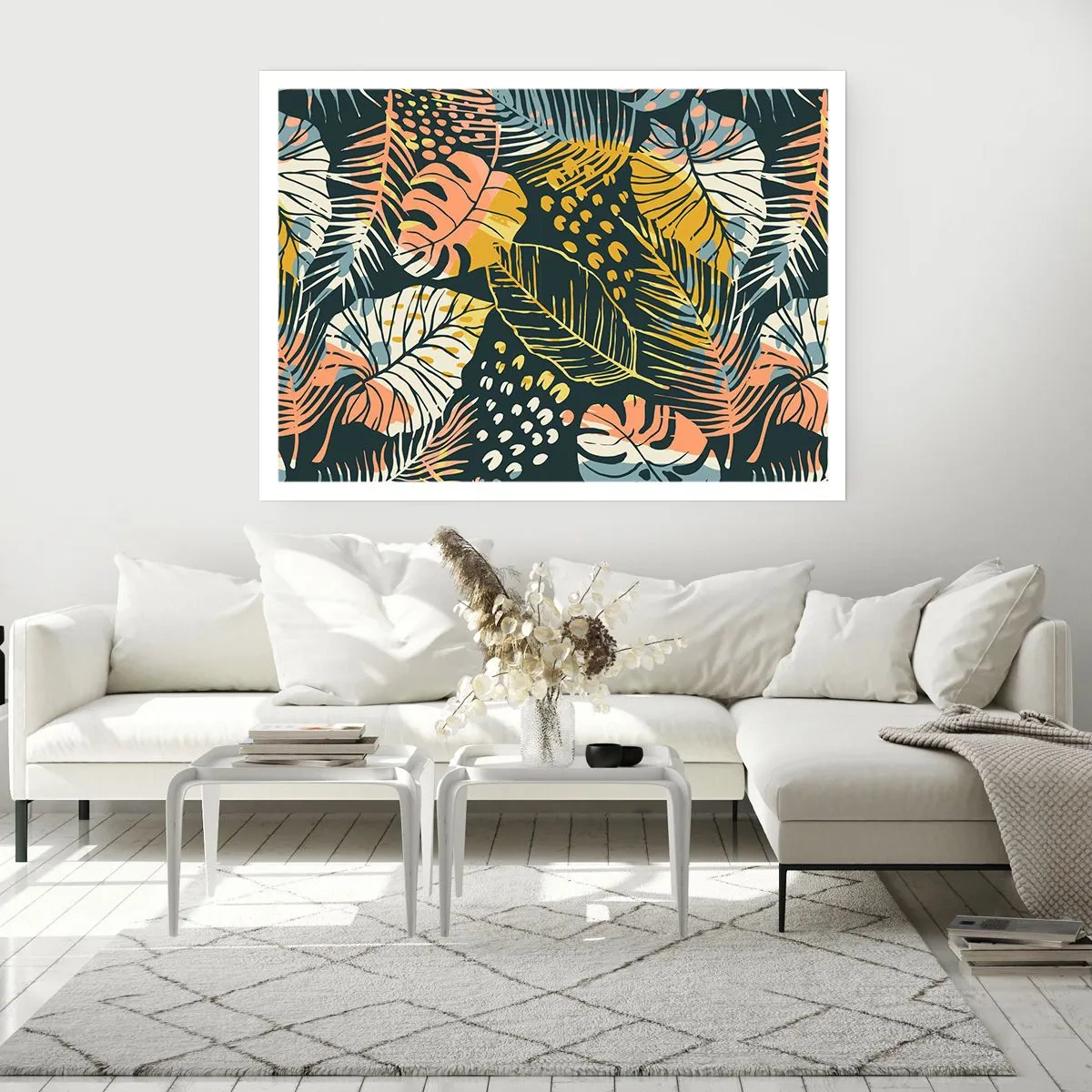 Plakat - Liściasta fantazja - 91x61 cm