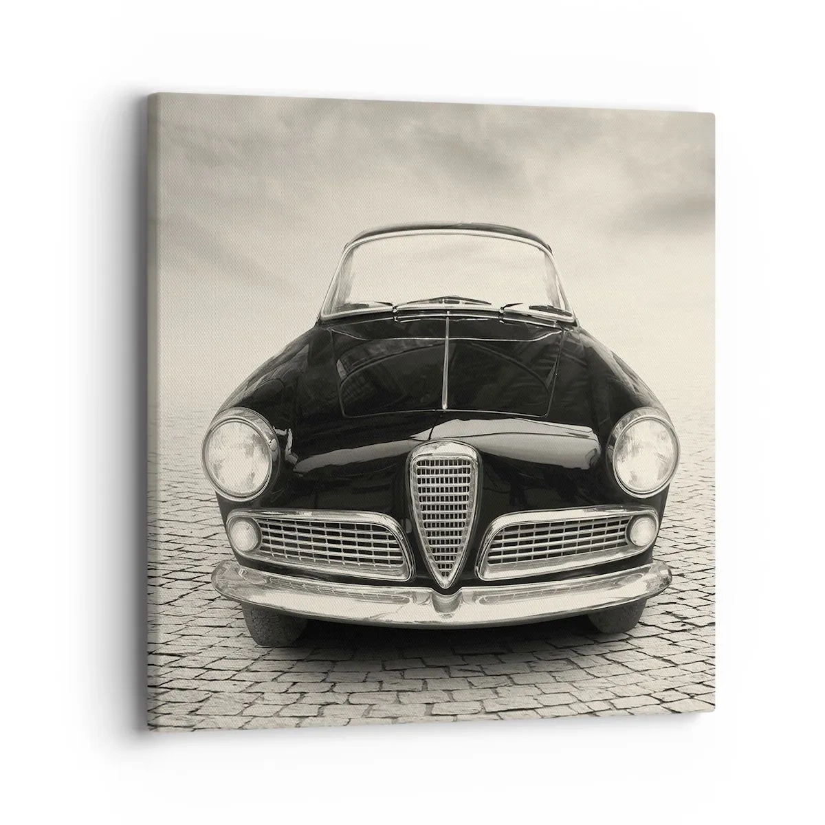 Obraz na płótnie - I jak mnie nie kochać? - 40x40 cm