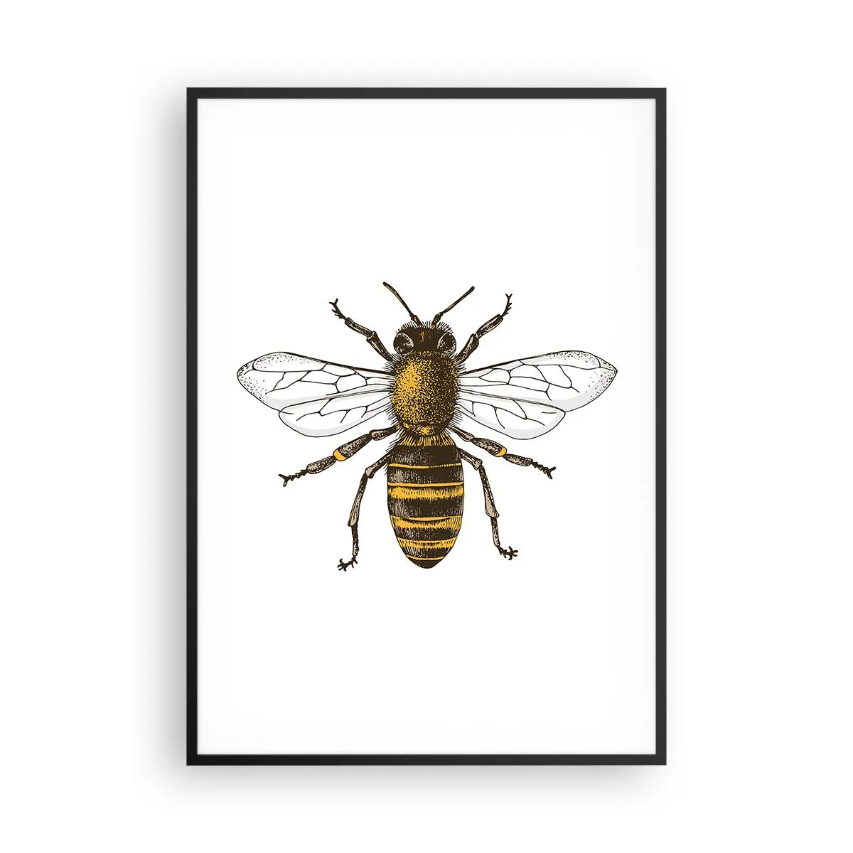 Plakat w czarnej ramie - Piękna i dobra - 70x100 cm