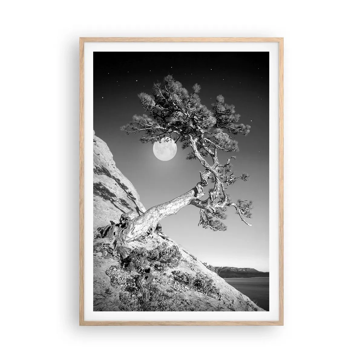 Plakat w ramie jasny dąb - Zwycięska wojowniczka - 70x100 cm