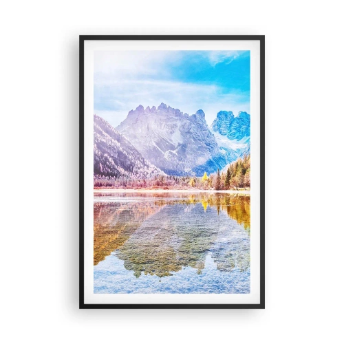 Plakat w czarnej ramie - A w górach już jesień - 61x91 cm
