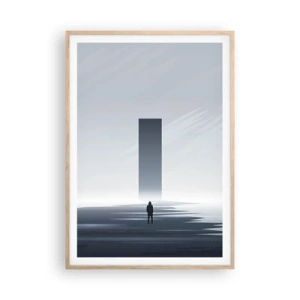 Plakat w ramie jasny dąb - Szansa czy zagrożenie? - 70x100 cm