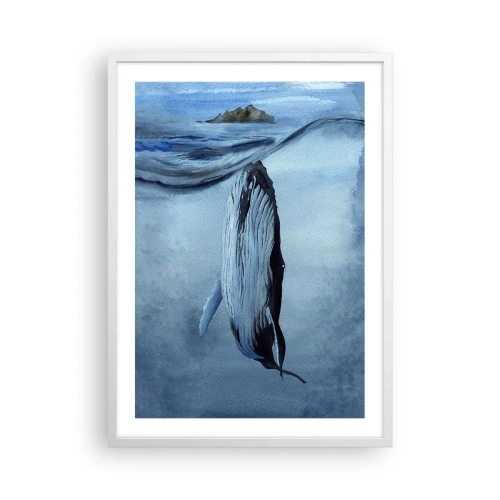 Plakat w białej ramie - Dwa światy północy - 50x70 cm