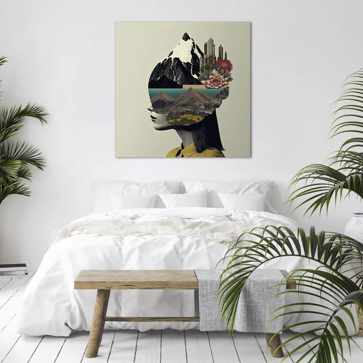 Obraz na płótnie - Kobieta – zawsze tajemnica - 60x60 cm