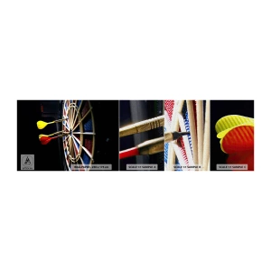 Fototapeta Próbka Premium Canvas - W samo sedno - Sport, Rywalizacja, Gra  - 100x30 cm