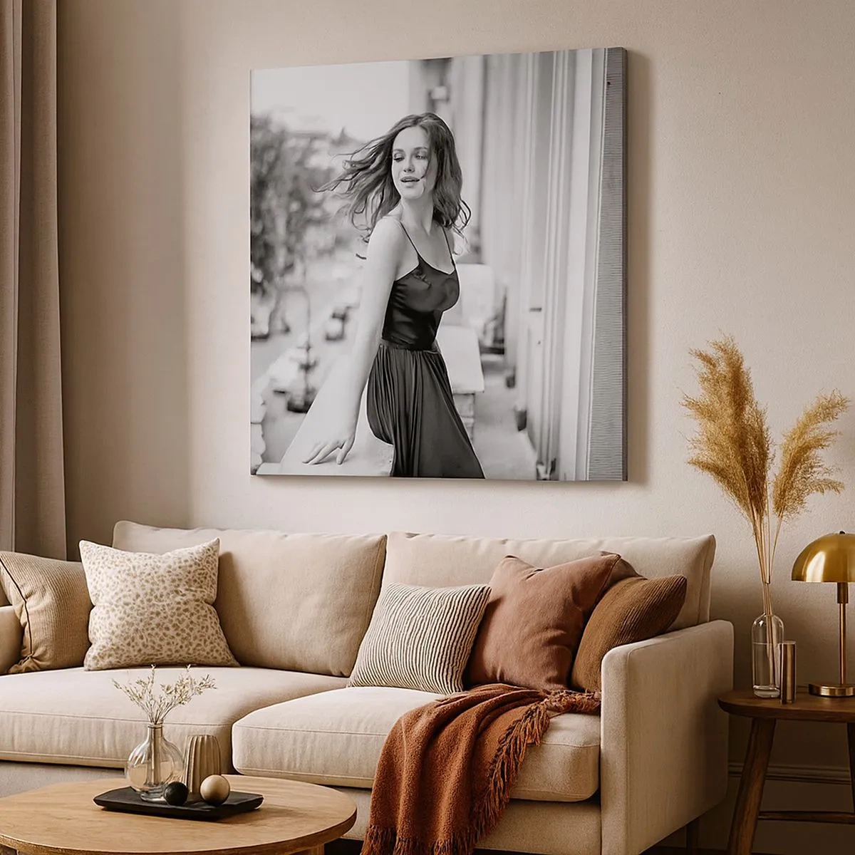 Obraz na płótnie - Z pewnością paryżanka - 30x30 cm