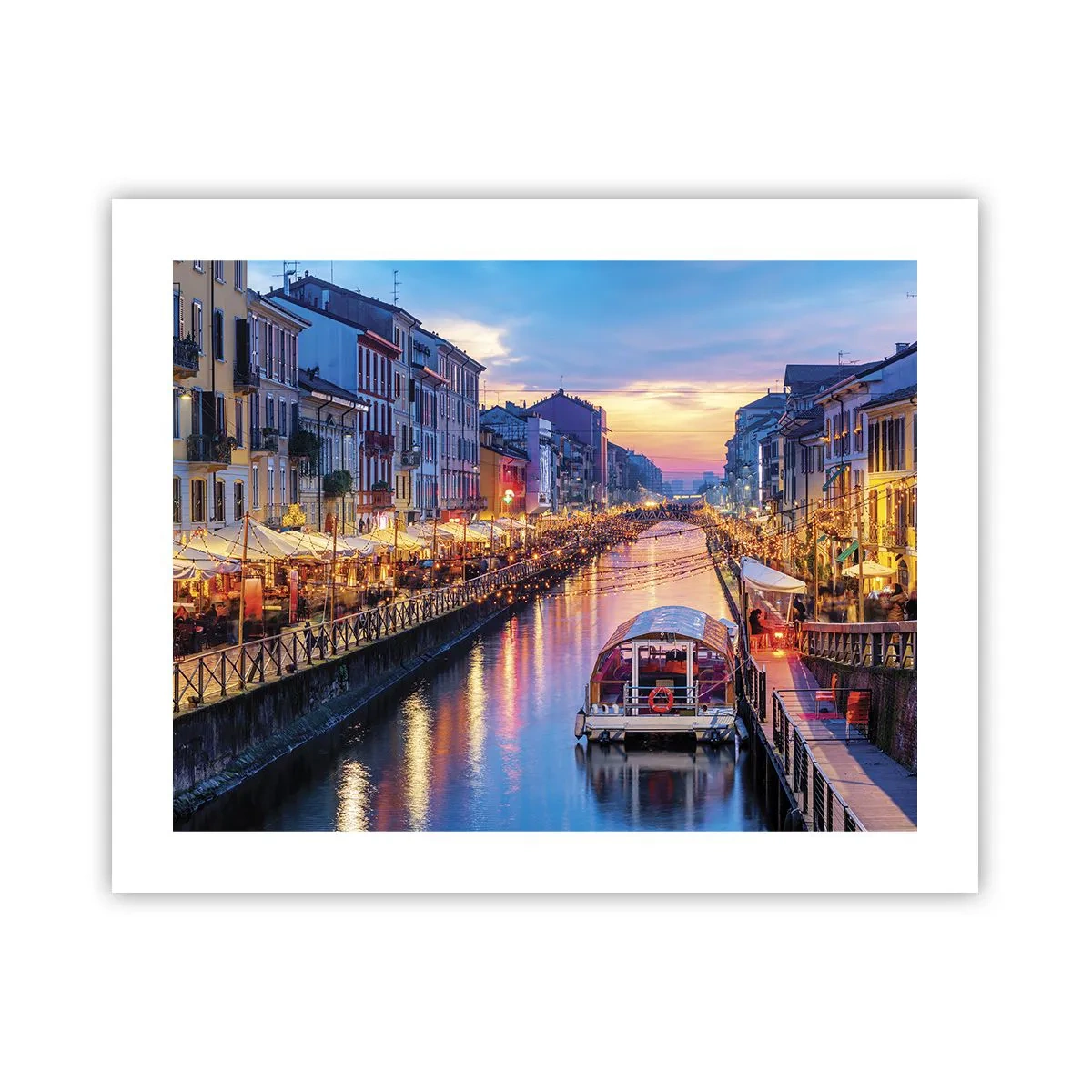 Plakat - Wieczór światła i zabawy - 50x40 cm