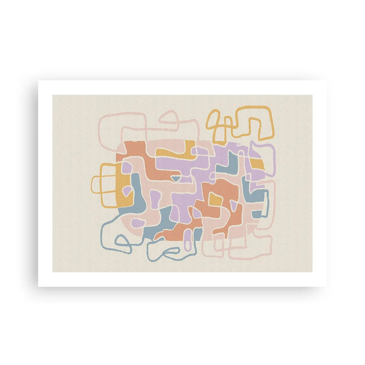 Plakat - Labirynt – radosna przygoda - 70x50 cm