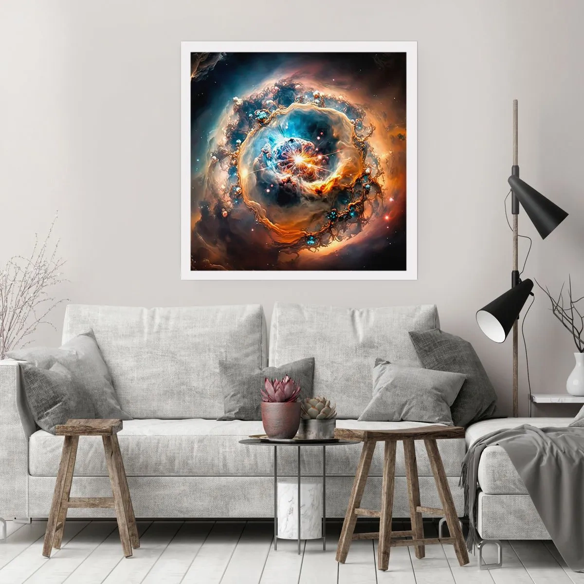 Plakat - Początek - 50x50 cm