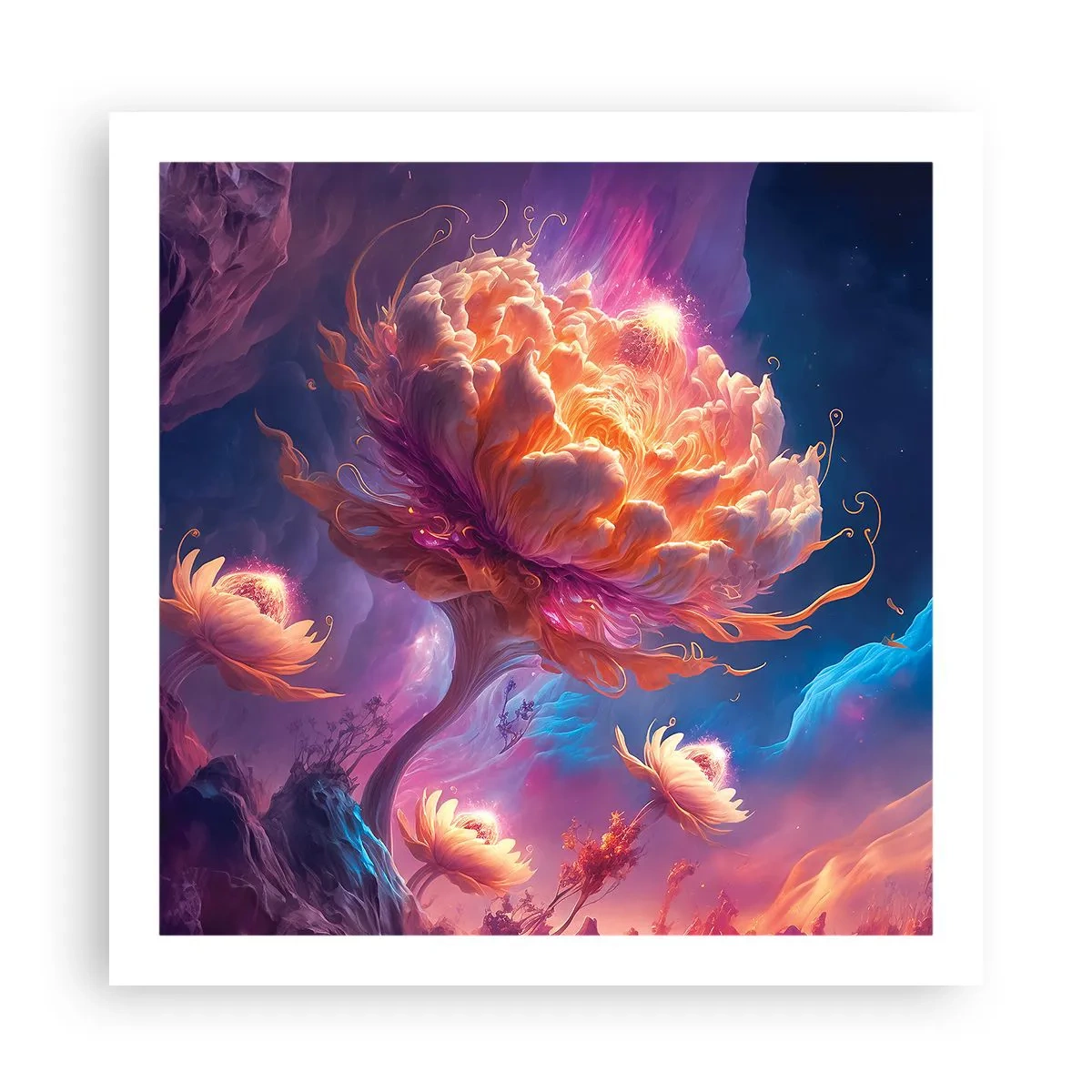 Plakat - Inny świat - 60x60 cm