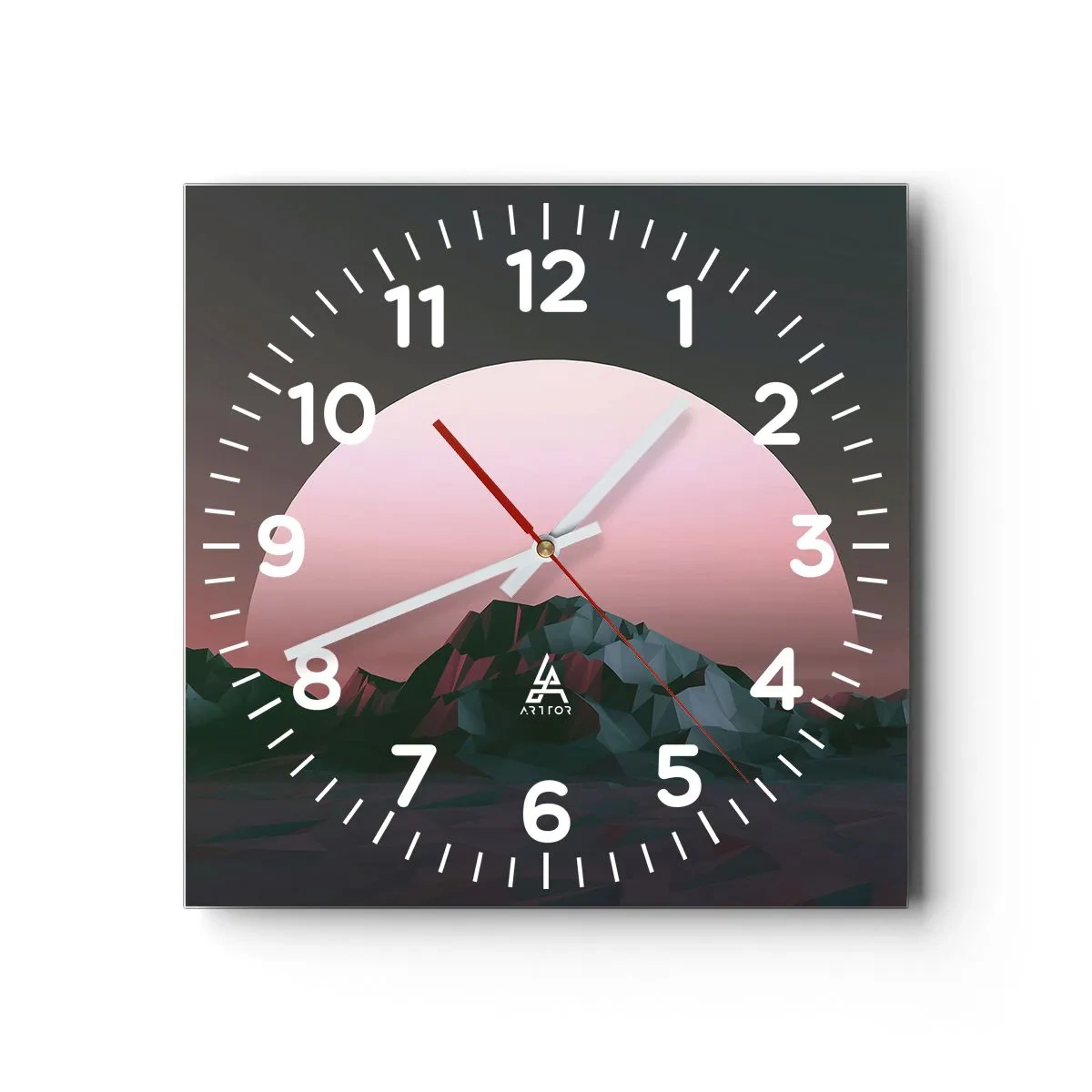 Zegar ścienny - W sąsiedniej galaktyce - 40x40 cm